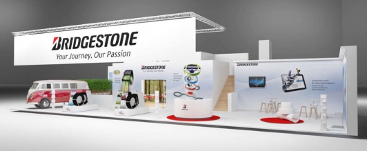 Stand de Bridgestone en la IAA