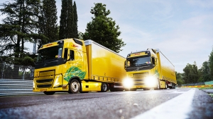Camiones de DHL propulsados con biocombustibles