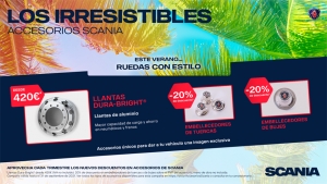 Scania dedica a las ruedas su campaña de accesorios del verano