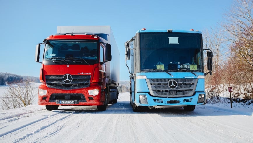 Mercedes-Benz eActros y Mercedes-Benz eEconic