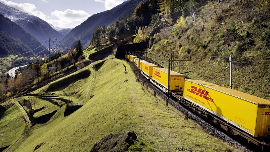 Tren refrigerado de DHL