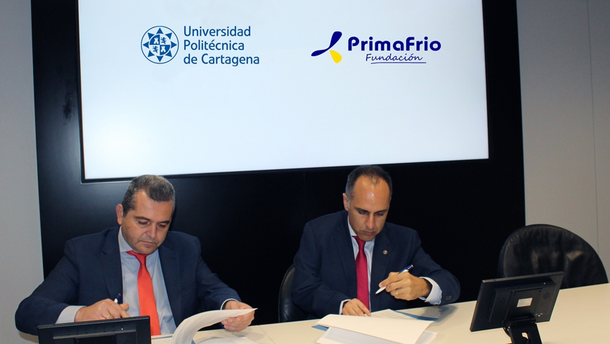 Colaboración de la Fundación Primafrio y la Universidad Politécnica de Cartagena 
