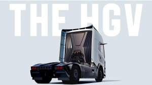 Camión impulsado por hidrógeno y electricidad de HVS